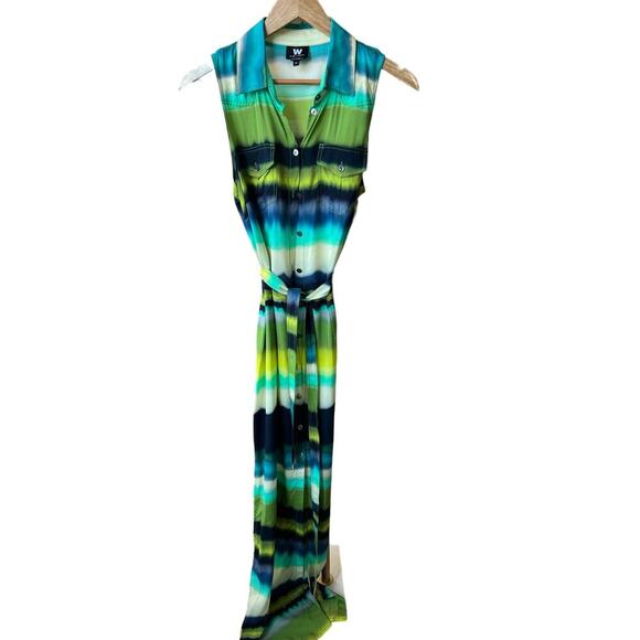 W By Worth Dip Dye Maxi Size 6 - Picture 2 of 8